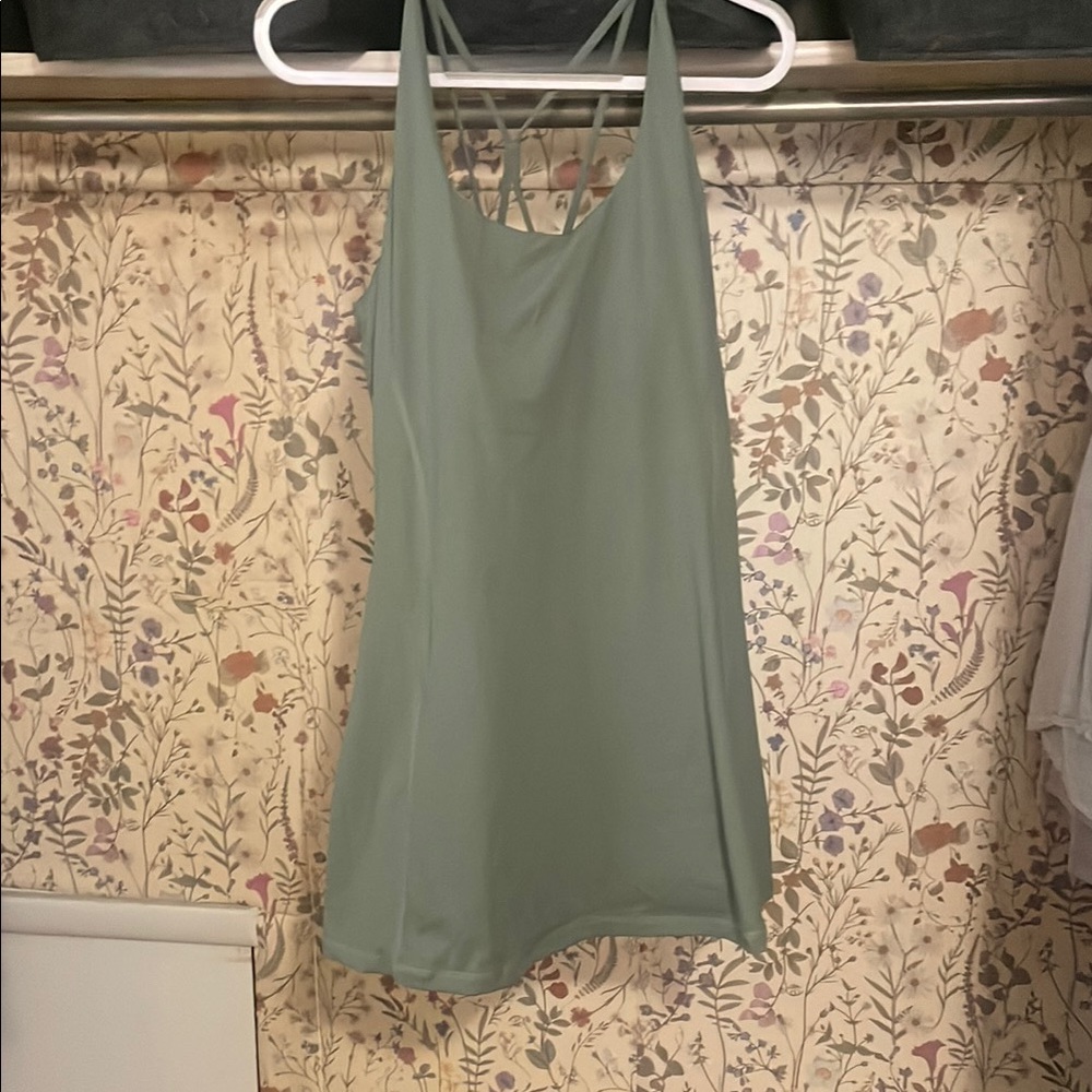 Altar'd State Sage Green Workout Dress